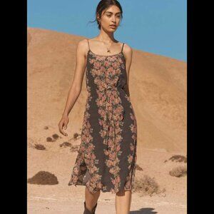 NWOT Auguste 'Jocelyn' floral midi dress, black, S / 4